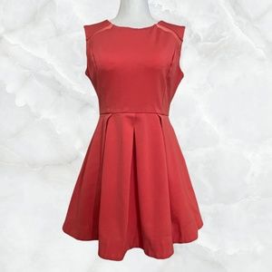 Bebe Coral Open Back Mini Dress